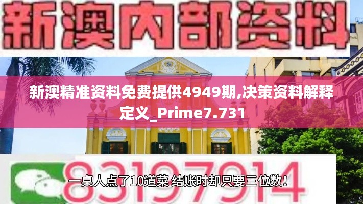 新澳精准资料免费提供4949期,决策资料解释定义_Prime7.731