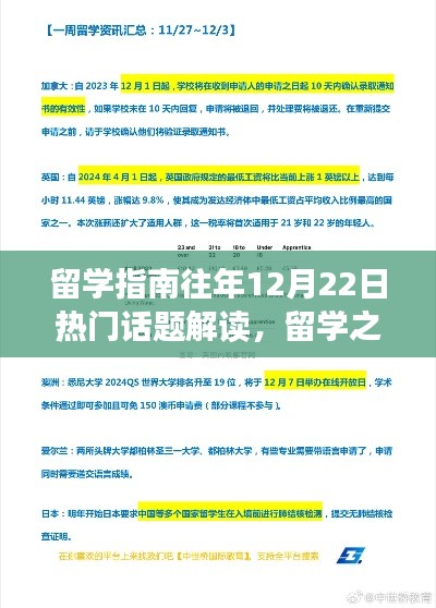 解读留学指南热门话题，留学之路步步为赢！