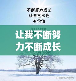 让我不断努力不断成长：努力让我成长作文 