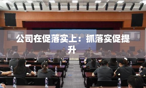 公司在促落实上：抓落实促提升 