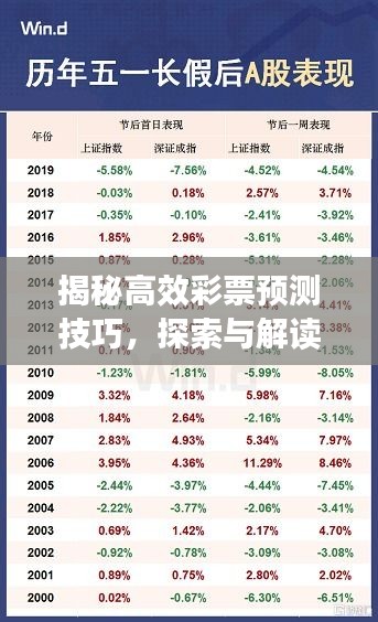 揭秘高效彩票预测技巧，探索与解读彩票规律