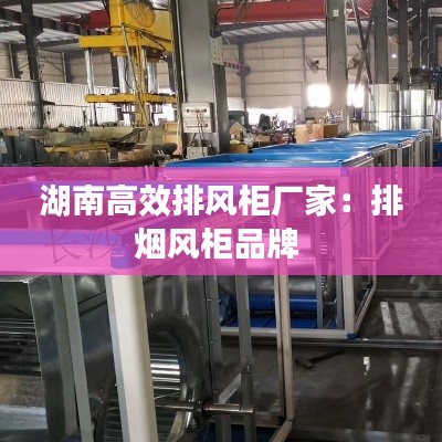 湖南高效排风柜厂家：排烟风柜品牌 