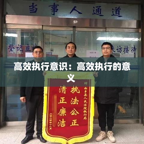 高效执行意识：高效执行的意义 