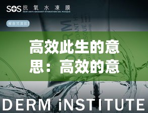 高效此生的意思：高效的意思是 