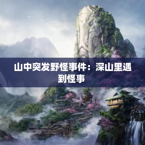 山中突发野怪事件：深山里遇到怪事 
