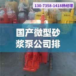 国产微型砂浆泵公司排行榜及行业影响力解析
