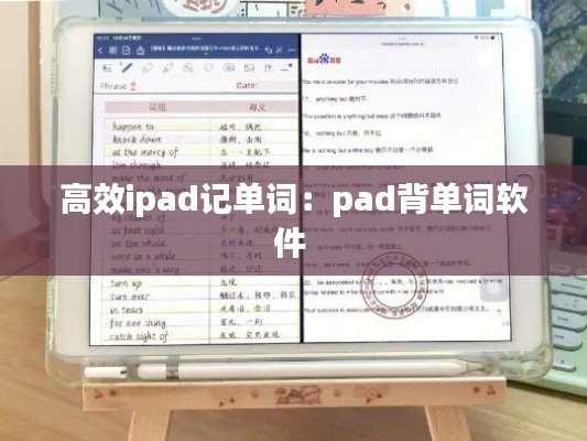 高效ipad记单词：pad背单词软件 
