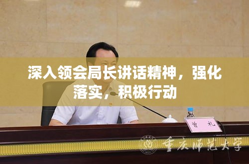 深入领会局长讲话精神，强化落实，积极行动