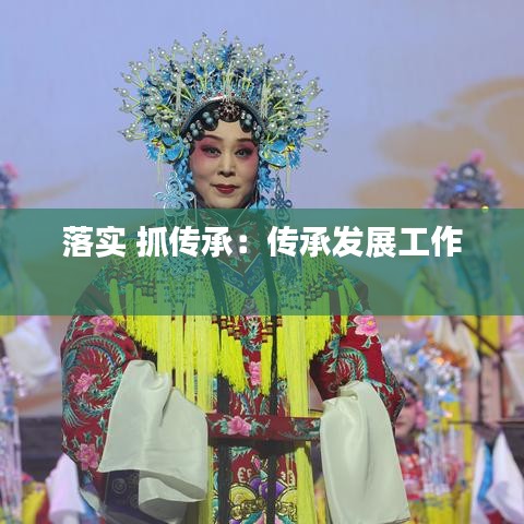 落实 抓传承：传承发展工作 