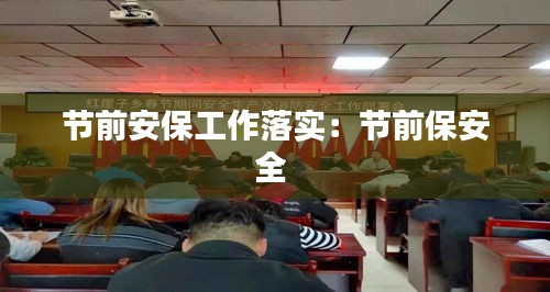 节前安保工作落实：节前保安全 