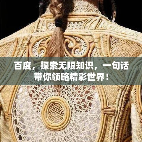 百度，探索无限知识，一句话带你领略精彩世界！