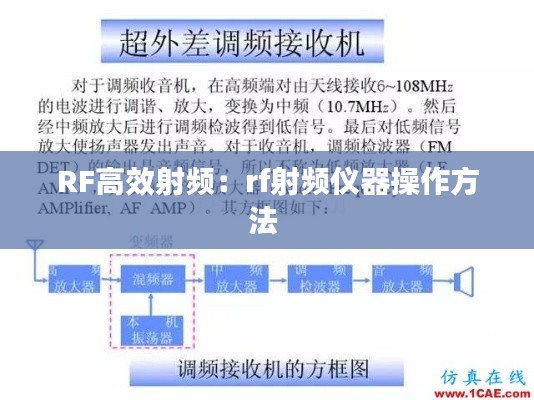 RF高效射频：rf射频仪器操作方法 