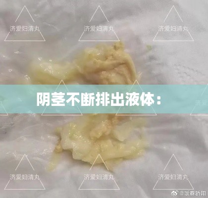 阴茎不断排出液体： 
