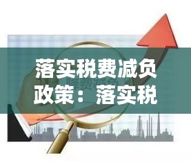 落实税费减负政策：落实税费优惠政策举措 