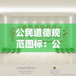 公民道德规范图标：公民道德图画 