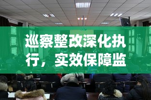 巡察整改深化执行，实效保障监督落地生根