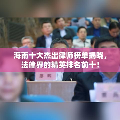 海南十大杰出律师榜单揭晓，法律界的精英排名前十！