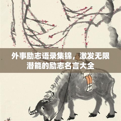 外事励志语录集锦，激发无限潜能的励志名言大全