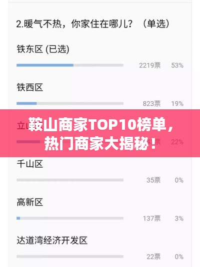鞍山商家TOP10榜单，热门商家大揭秘！