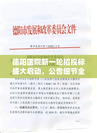 德阳医院新一轮招投标盛大启动，公告细节全解析